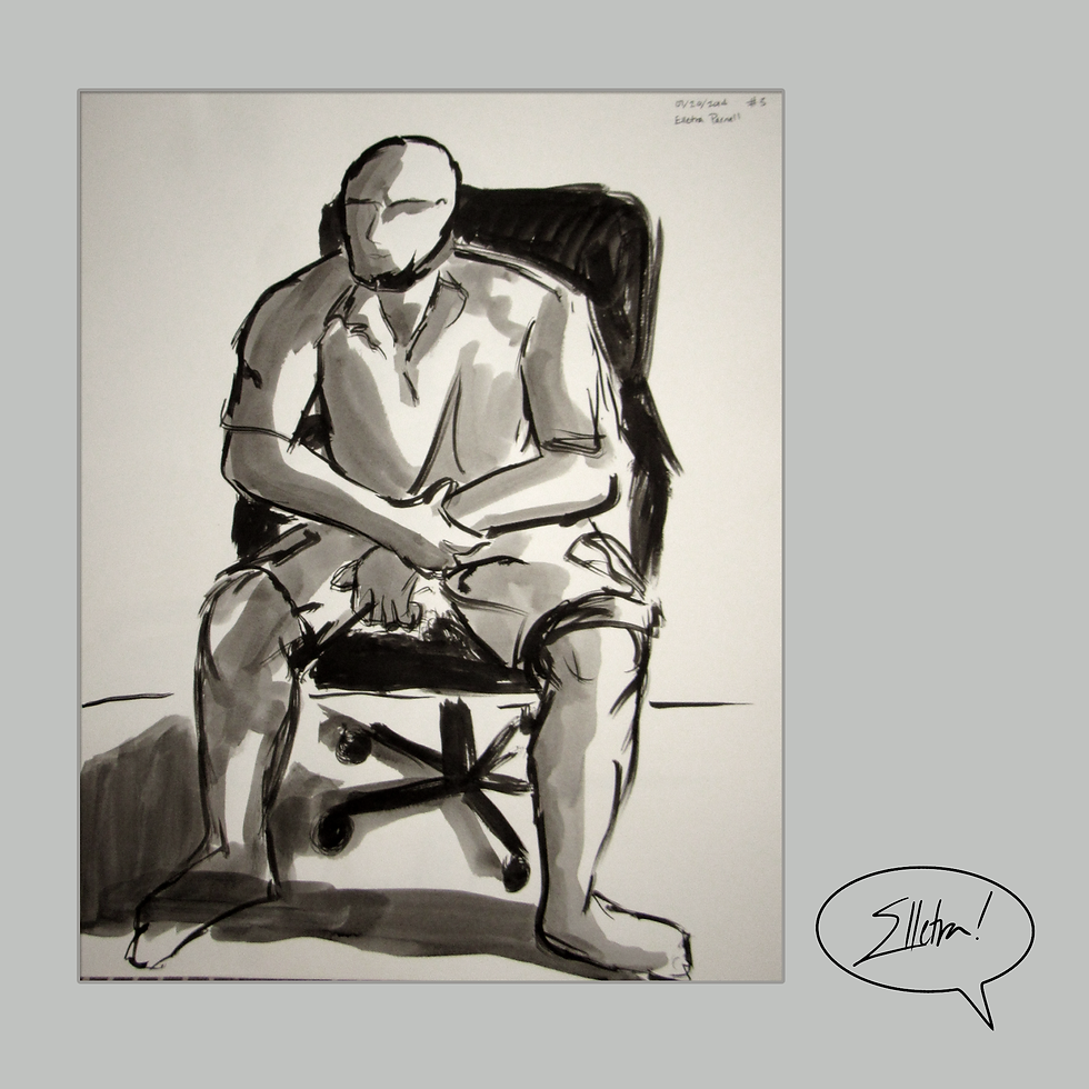 gesture, charcoal, 2014