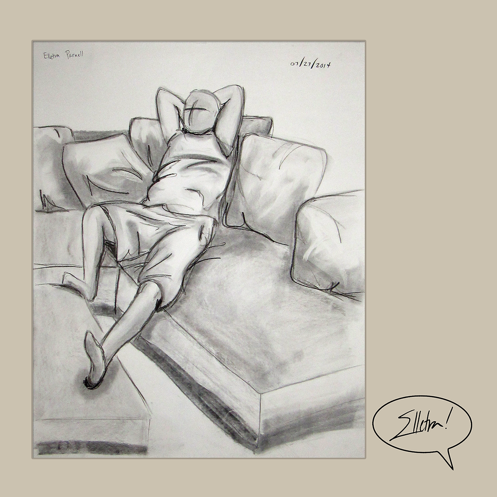 gesture, charcoal, 2014
