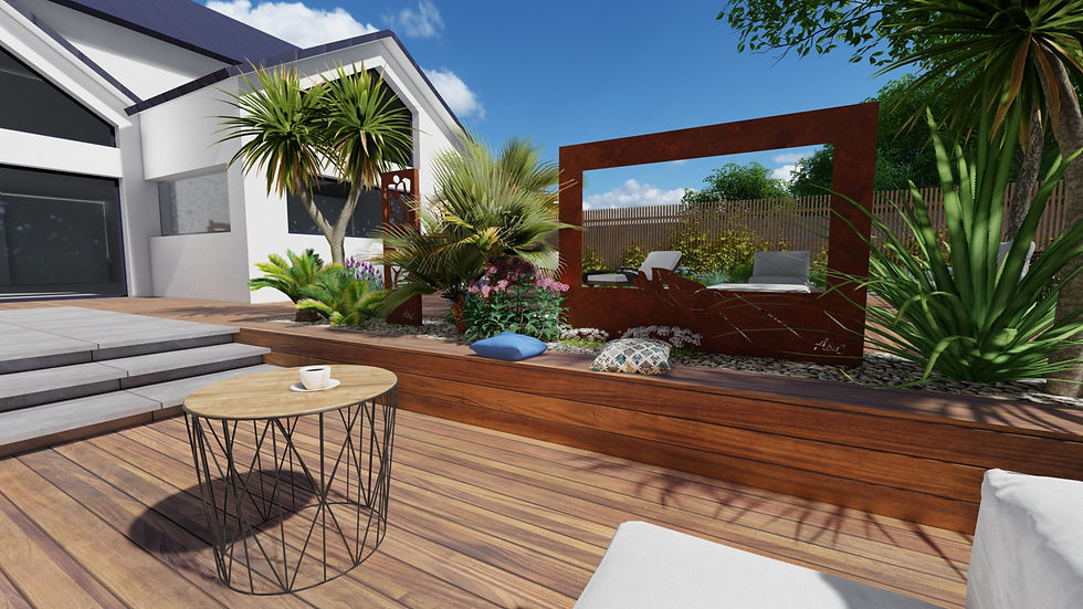Miniature : panneau-corten-décoratif-pare-vue-occultant-jardin-aménagement-exterieur-piscine-spa-terrasse-fenetre