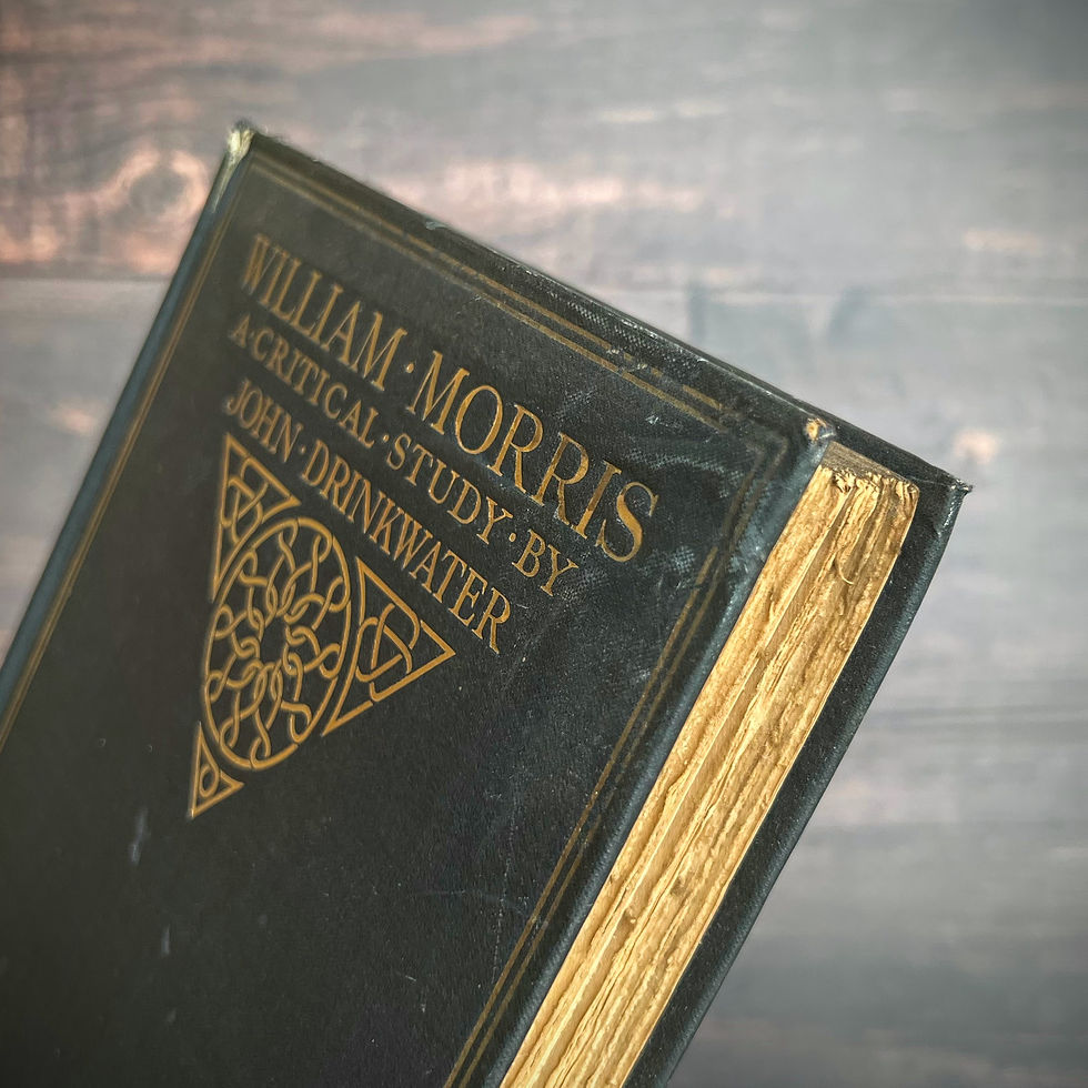 Thumbnail: William Morris: A Critical Study - John Drinkwater