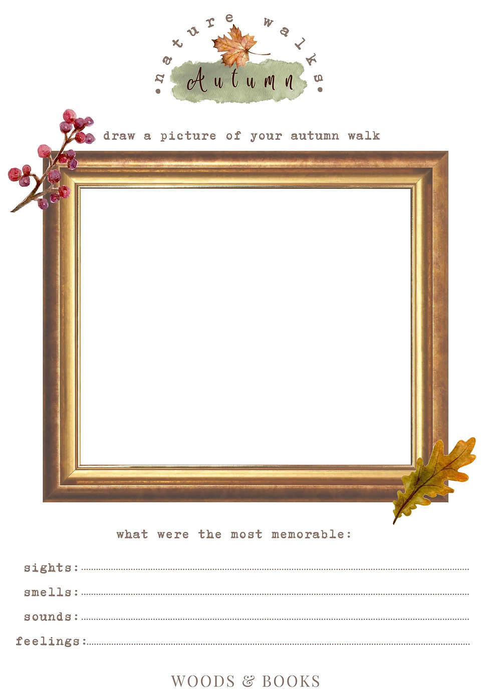 Thumbnail: Children's Autumn Walk Activity - Printable Download