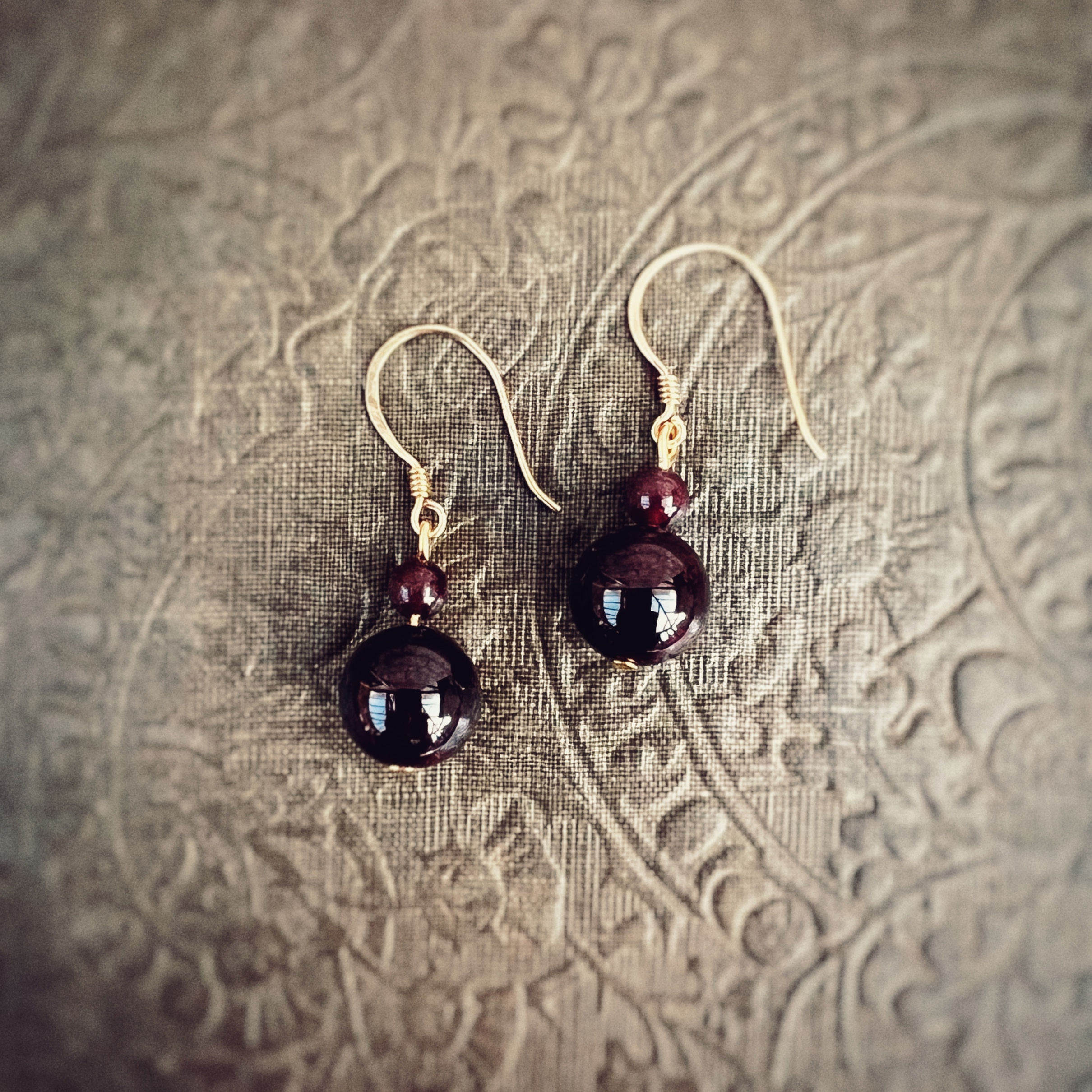 Garnet Gemstone Earrings