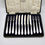Thumbnail: Vintage Boxed Silver Plate Fruit/Dessert HARDY BROTHERS Cutlery Set