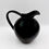 Thumbnail: Large Black Ceramic Water Pitcher