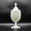 Thumbnail: Large Vintage Milk Glass Lidded Urn with Diamond Cut Hobnail Pattern - 33cm