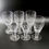 Thumbnail: Set of 6 Vintage STUART England 'Carlingford' Cut Crystal Glasses