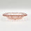 Thumbnail: Vintage Five Piece Pink Depression Glass Footed Dessert Set