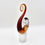 Thumbnail: Vintage Handblown Spiral MURANO Italy Art Glass Sculpture