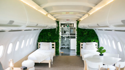 Retired Aircraft Turned into Luxury Stay