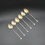 Thumbnail: Vintage Set of Six Sterling Silver Teaspoons