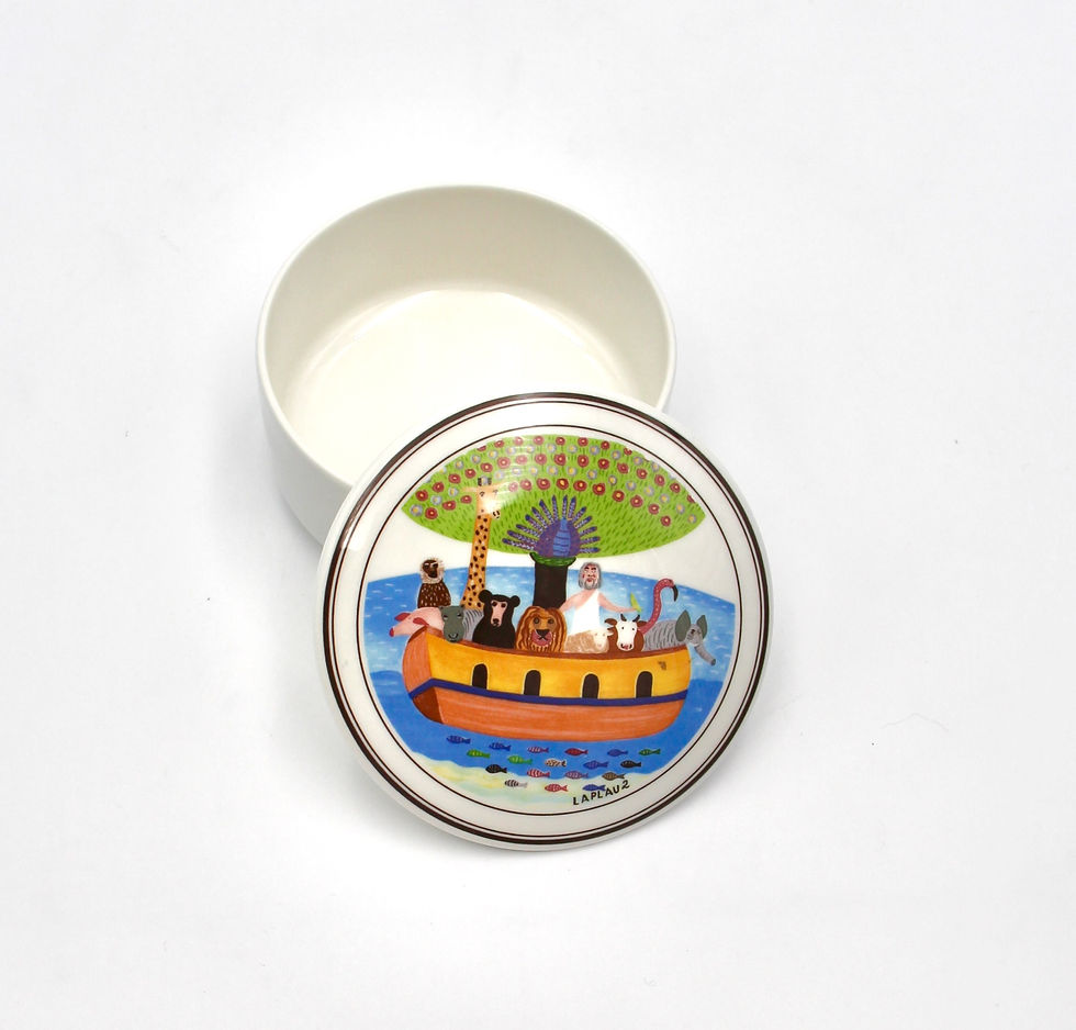 Thumbnail: VILLEROY & BOCH "Noah's Arc" Trinket Box Designed by Laplau from Naif Series