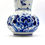 Thumbnail: Vintage ROYAL DELFT 1989 Hand-Painted Blue & White Vase - 21cm