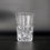 Thumbnail: Set of 5 Small Vintage Cut Crystal Diamond Pattern Glasses