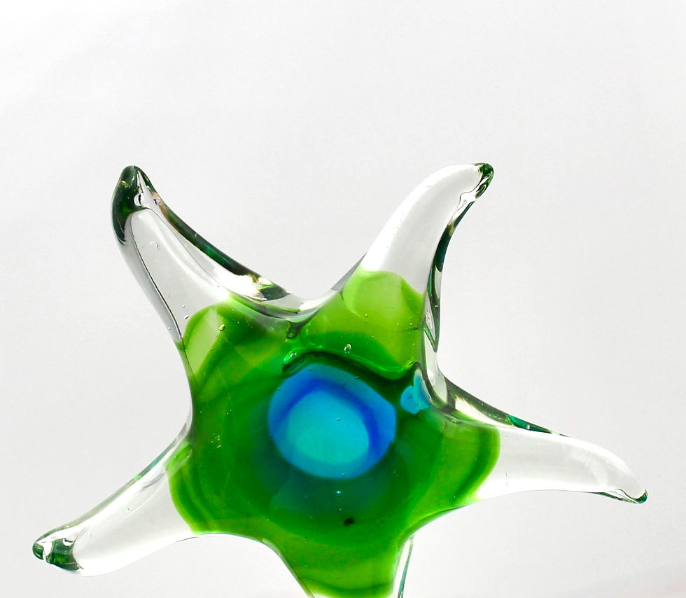 Thumbnail: Handblown Art Glass Starfish Paperweight or Figurine