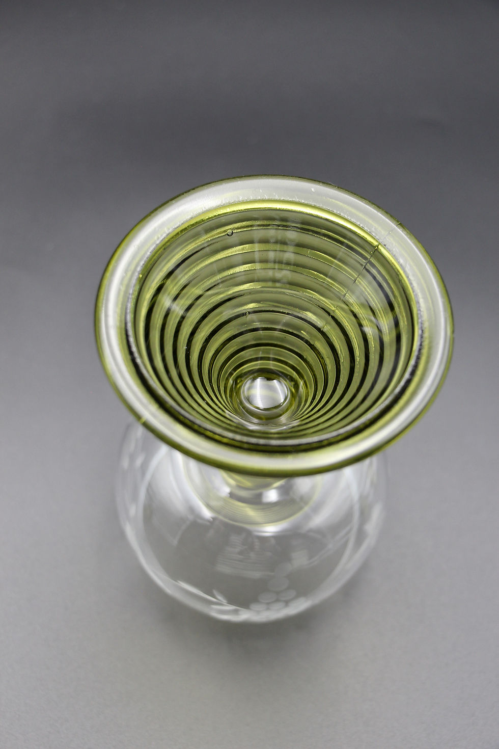 Thumbnail: Vintage Traditional German Roemer Etched Wine Glasses - Price per glass