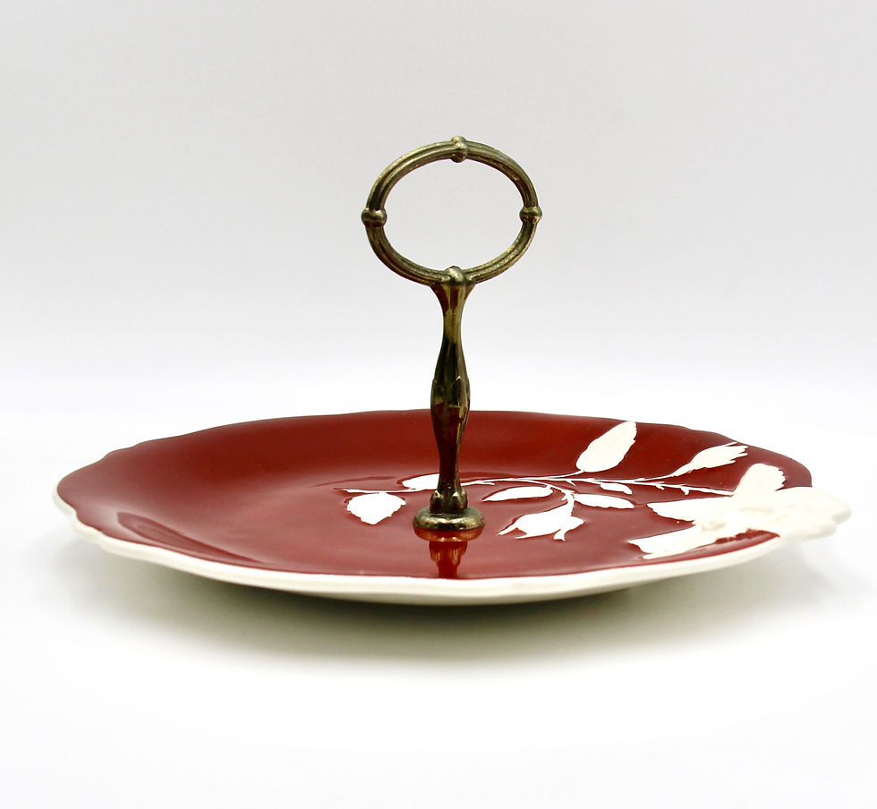 Thumbnail: Mid-Century English ROYAL WINTON GRIMWADES 3 Piece Plate/Platter Set