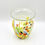 Thumbnail: Handblown Clear Art Glass Vase with a Mottled Confetti Pattern