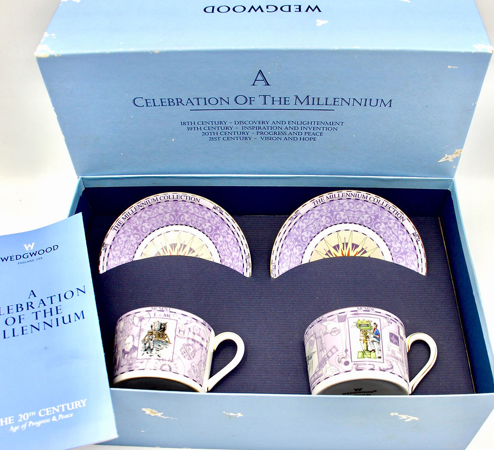 Thumbnail: WEDGWOOD England Millennium Collection - 20th Century Progress & Peace