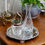 Thumbnail: Vintage Cut Crystal Diamond Pattern Carafe