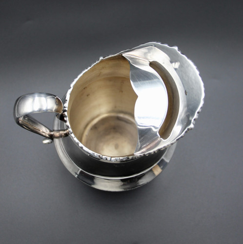 Vintage Old Sheffield Reproduction Silver Plate Water Jug by