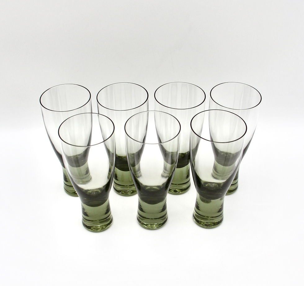 Thumbnail: Mid-Century Danish HOLMEGAARD Decanter & Glasses by Per Lutken and Jacob E. Bang