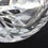 Thumbnail: Vintage Handblown Cut Crystal Vase with Blue Centre Detail