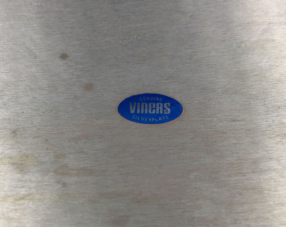 Thumbnail: Large Vintage Silver Plate Butlers Tray