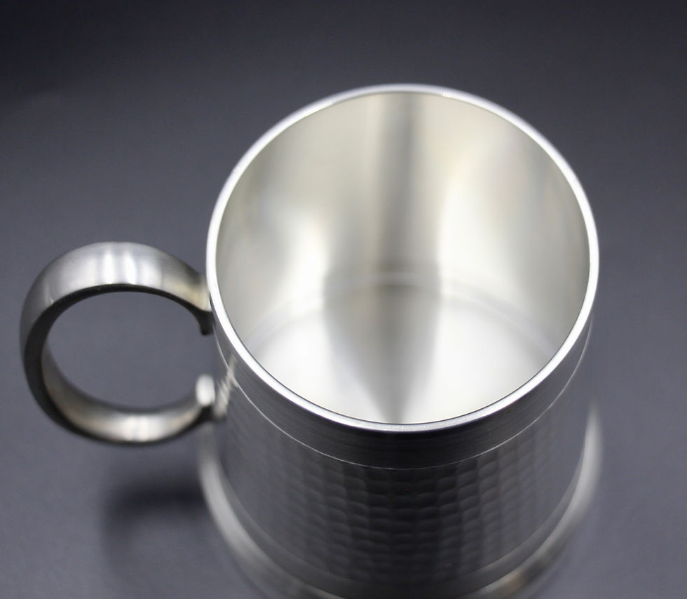 Thumbnail: Vintage SELANGOR PEWTER 97% Hand Hammered Tankard in Original Wooden Box