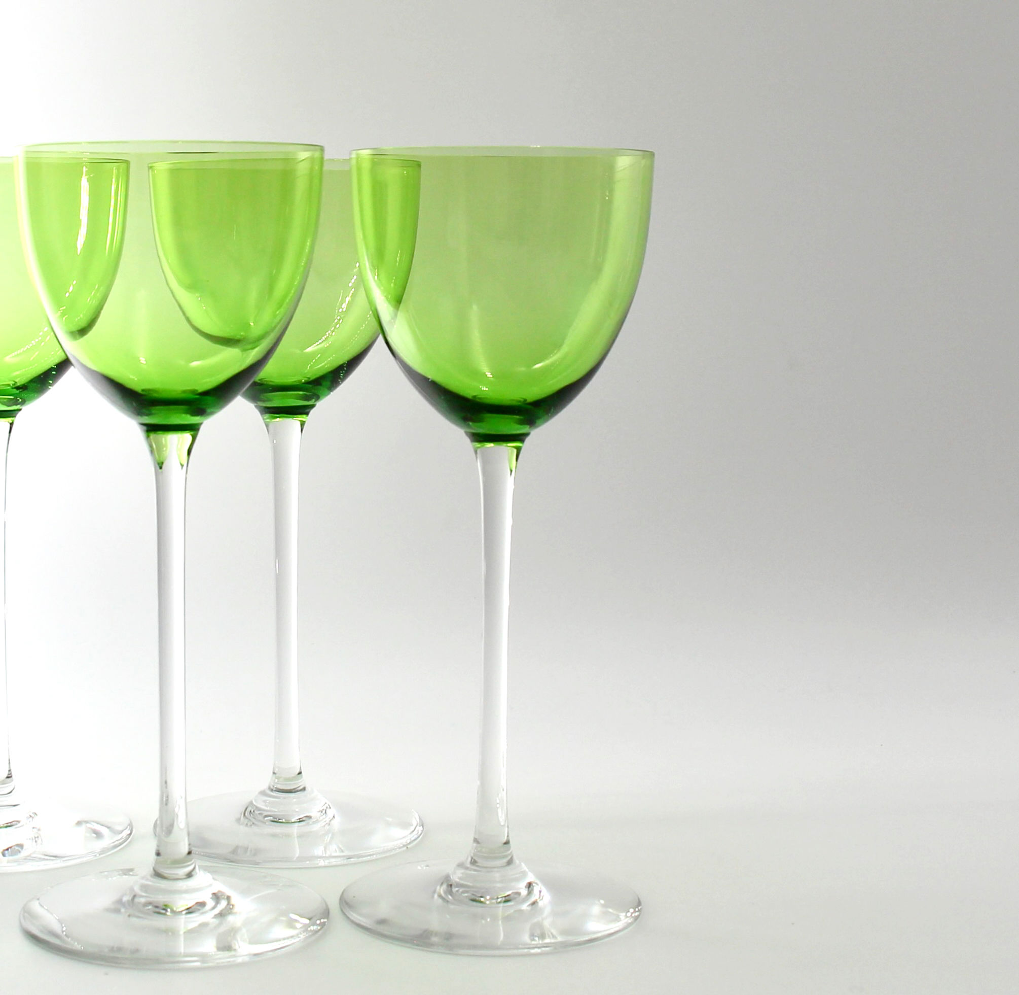 5 Vintage French BACCARAT "Perfection" Rhine Wine Glasses - Price per Glass