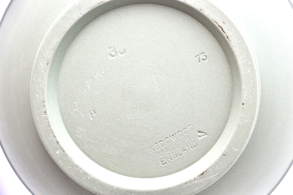 Thumbnail: Vintage WEDGWOOD Sage Green Jasperware Grecian Jug - 15.5cm