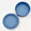 Thumbnail: Vintage WEDGWOOD Blue & White Jasperware Round Lidded Trinket Box