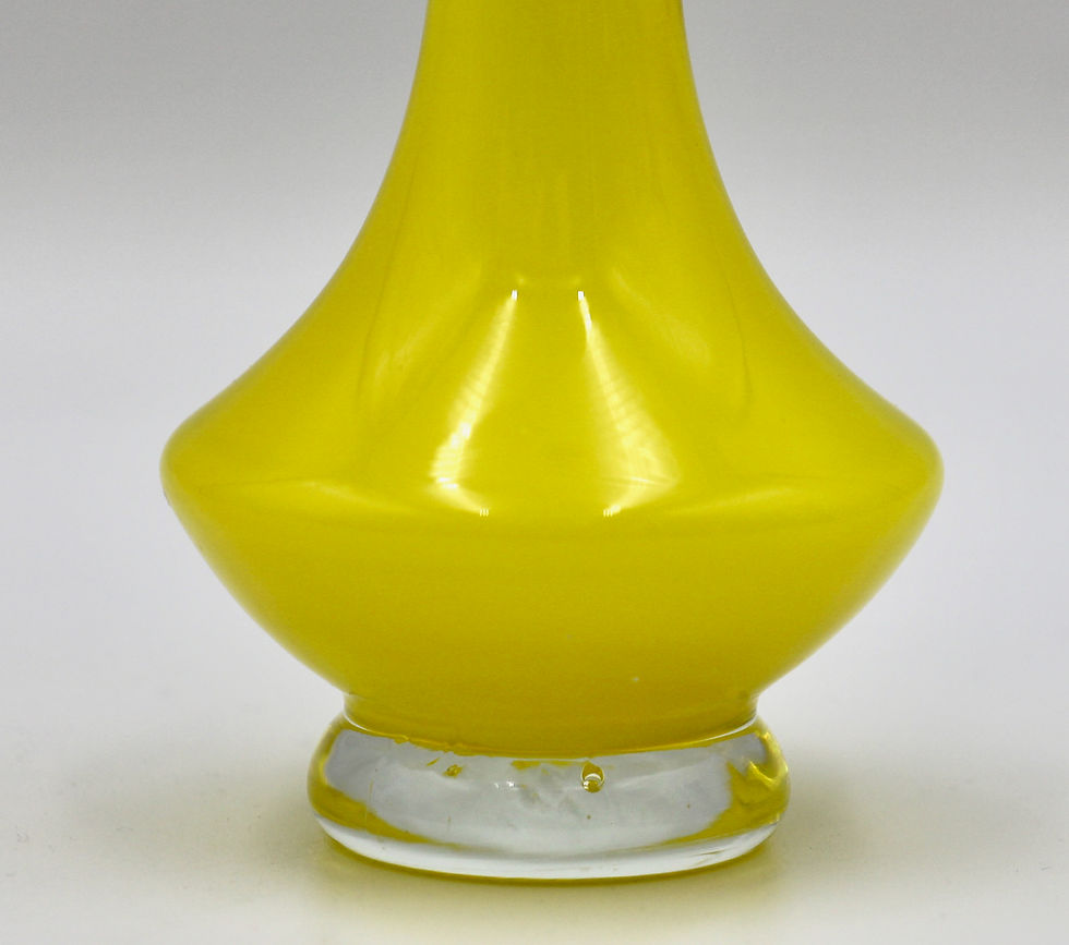 Thumbnail: Vintage Art Glass Footed Bud/Posy Vase