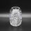 Thumbnail: Vintage Handblown Cut Crystal Vase with Blue Centre Detail