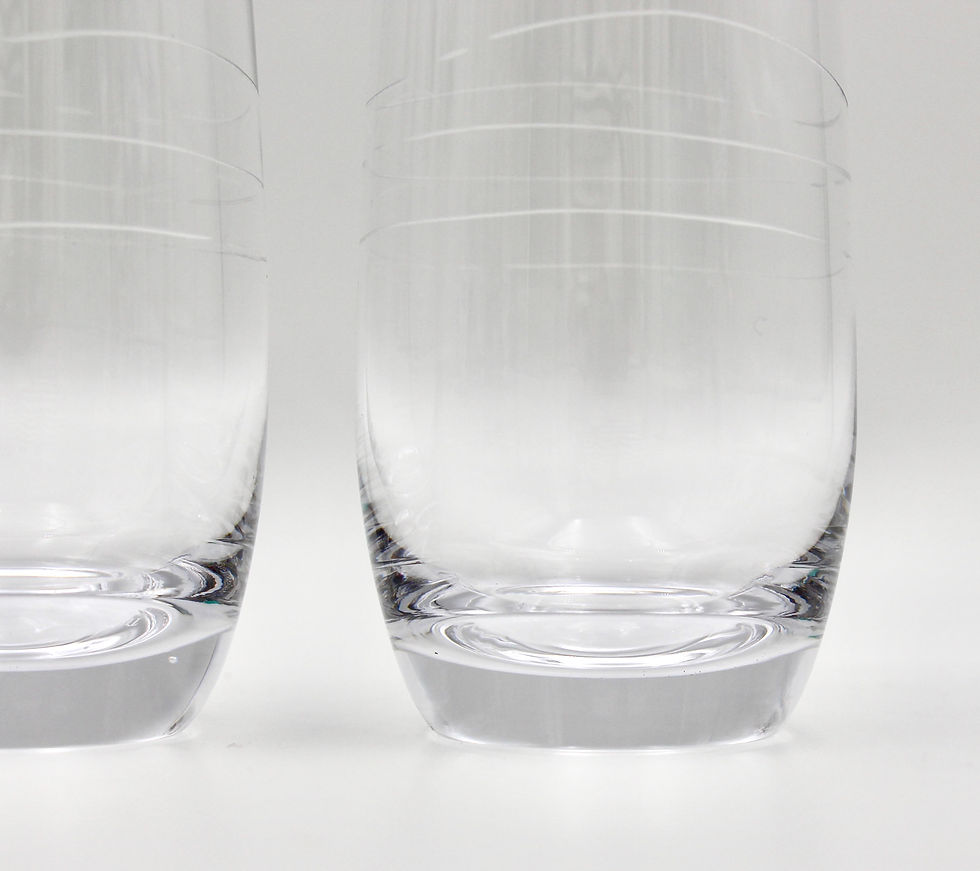 Thumbnail: Boxed Pair of TIFFANY & CO. Crystal Tumblers #3302 5319 Made in Germany