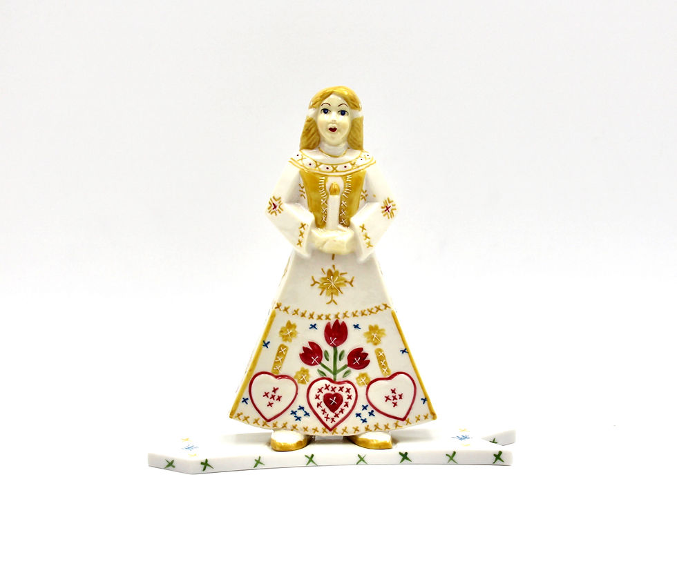 Thumbnail: VILLEROY & BOCH 'Scandinavia Children' Xmas Ornament - 17cm