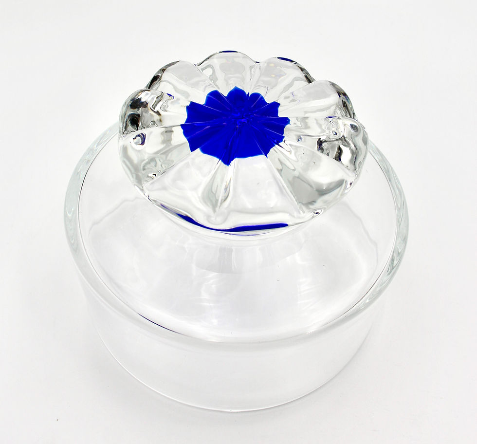 Thumbnail: Vintage Crystal Footed Bowl or Centrepiece