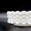 Thumbnail: Pair of Vintage FENTON Hobnail Milk Glass Candle Holders