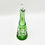 Thumbnail: Small Vintage Cut to Clear Emerald Green Crystal Claret Jug or Liqueur Carafe