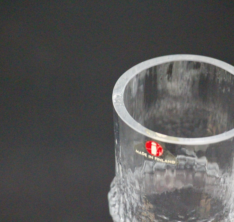 Thumbnail: Vintage Finnish IITTALA 'Niva' Carafe/Decanter with Stopper by Tapio Wirkkala