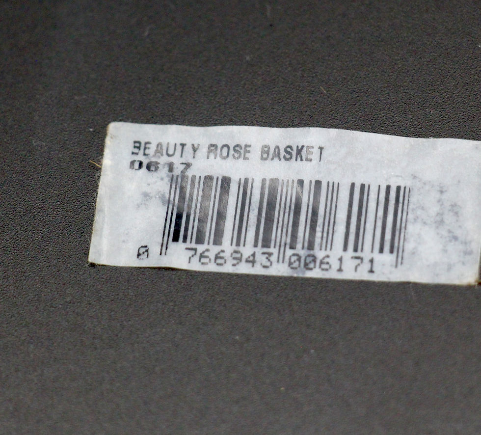 Thumbnail: Collectable Vintage Irish BELLEEK 'Beauty Rose' Porcelain Reticulated Basket