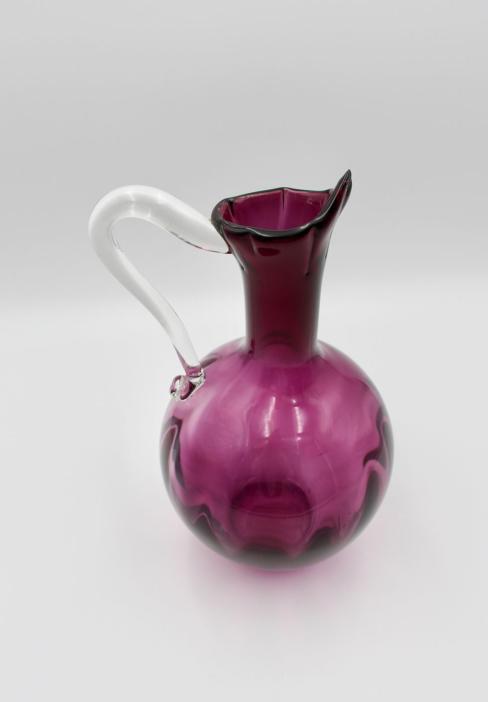 Thumbnail: Vintage MURANO Handblown Art Glass Pitcher/Jug/Vase - 33cm