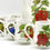 Thumbnail: English PORTMEIRON "Pomona" Pattern (No Border) Coffee Pot with 9 Cups & Saucers