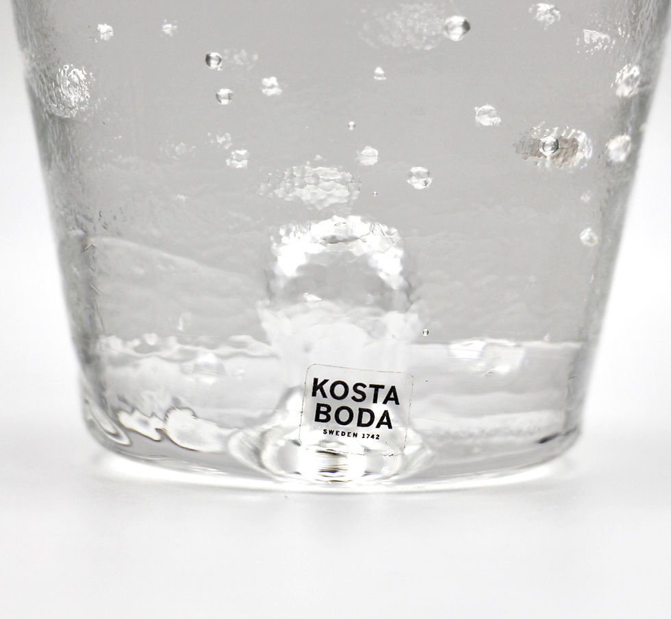 Thumbnail: KOSTA BODA Art Glass Sculpture 'Flower Power' Designed by Ulrica Hydman-Vallien