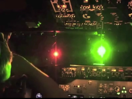 Number of Laser Strikes on Aircraft Incidents Remain Dangerously High