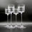 Thumbnail: Set of 4 Rare VILLEROY & BOCH 'Lilian' Crystal Claret Glasses