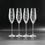 Thumbnail: ROYAL DOULTON Champagne Flutes with Swarovski Crystals