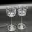 Thumbnail: Set of 4 Rare VILLEROY & BOCH 'Lilian' Crystal Claret Glasses