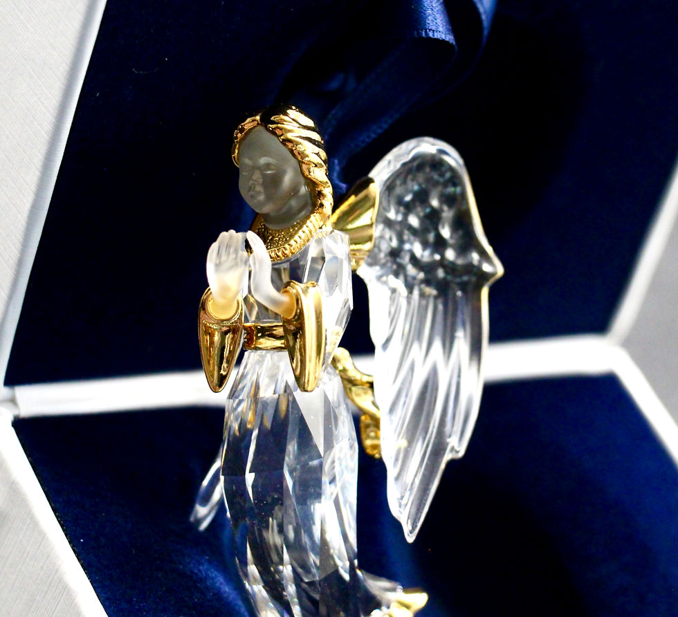 Thumbnail: Boxed SWAROVSKI Crystal Memories 2000 Angel Ornament #243453