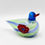 Thumbnail: Vintage Handblown Studio Cased Glass Figure of a Duck