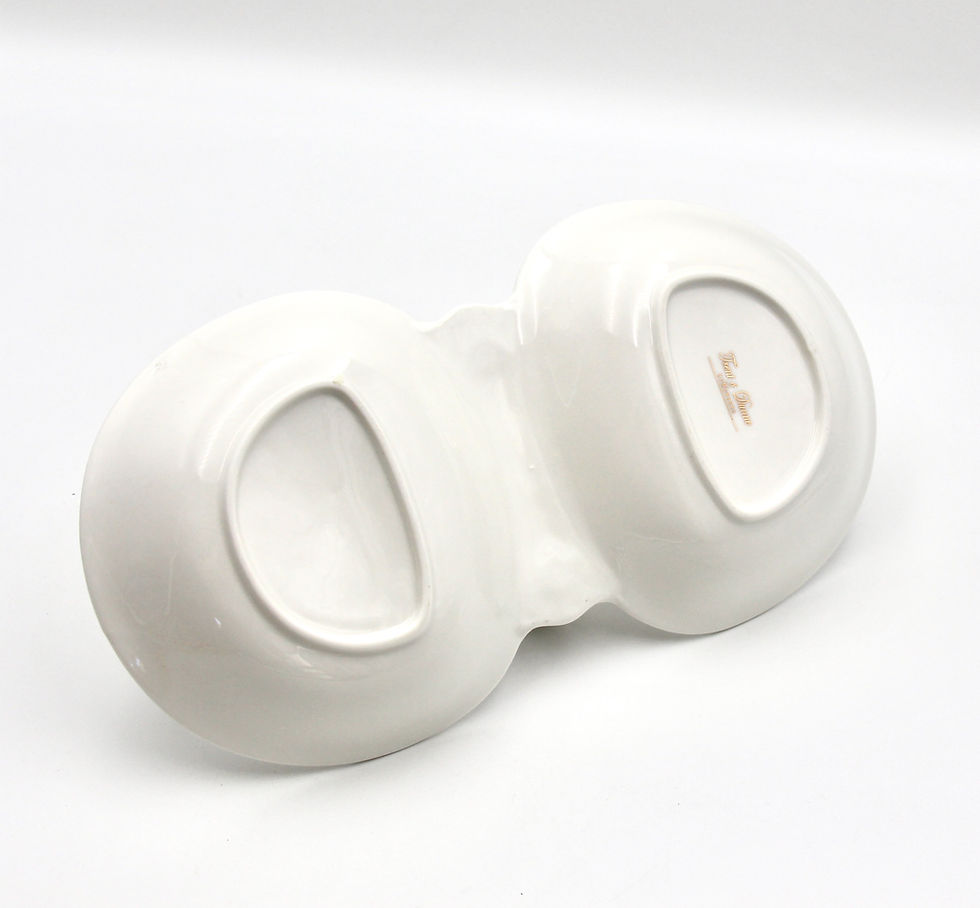 Thumbnail: TRENT & DUNNE Two Dish Handled Serving Tray